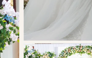 Wedding stage and backdrop